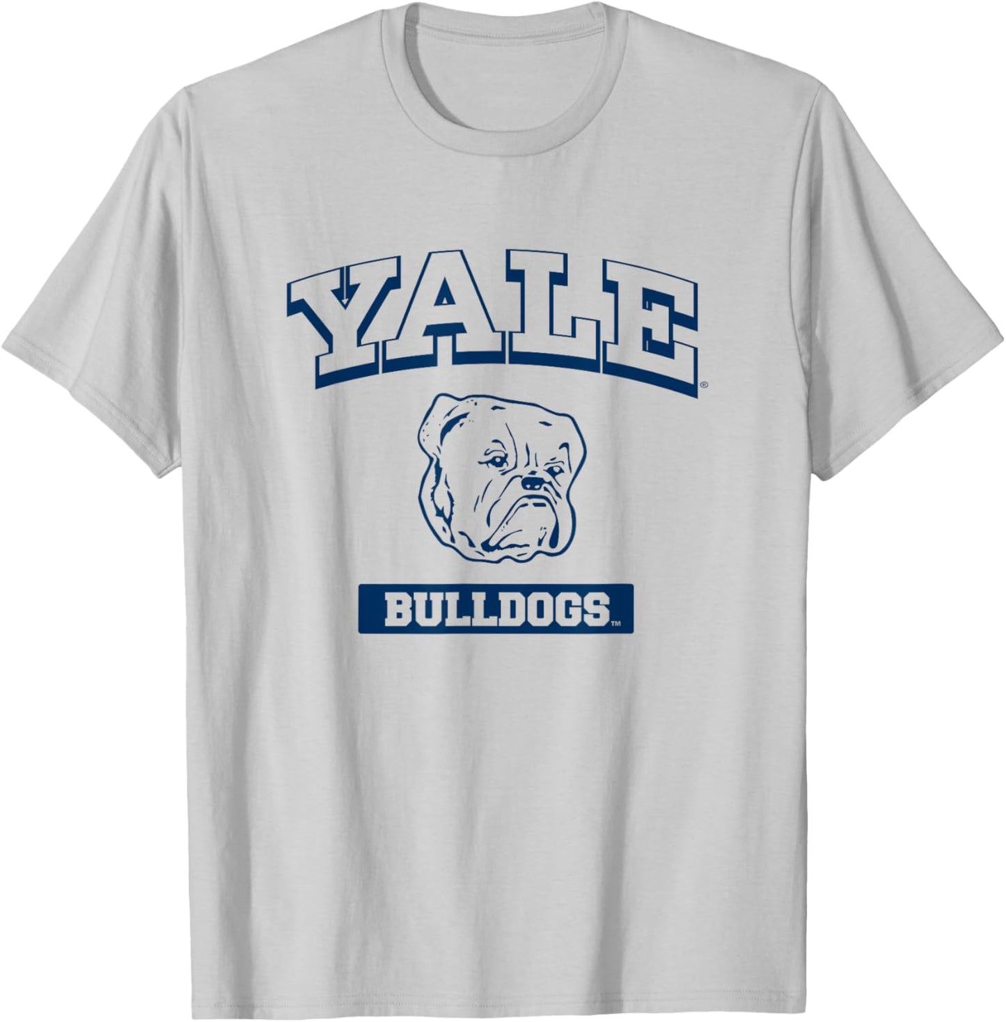 Yale University Blue Bulldogs T-Shirt - T-Shirt | Ash