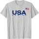 USA Rowing Flag T-Shirt - T-Shirt | Ash