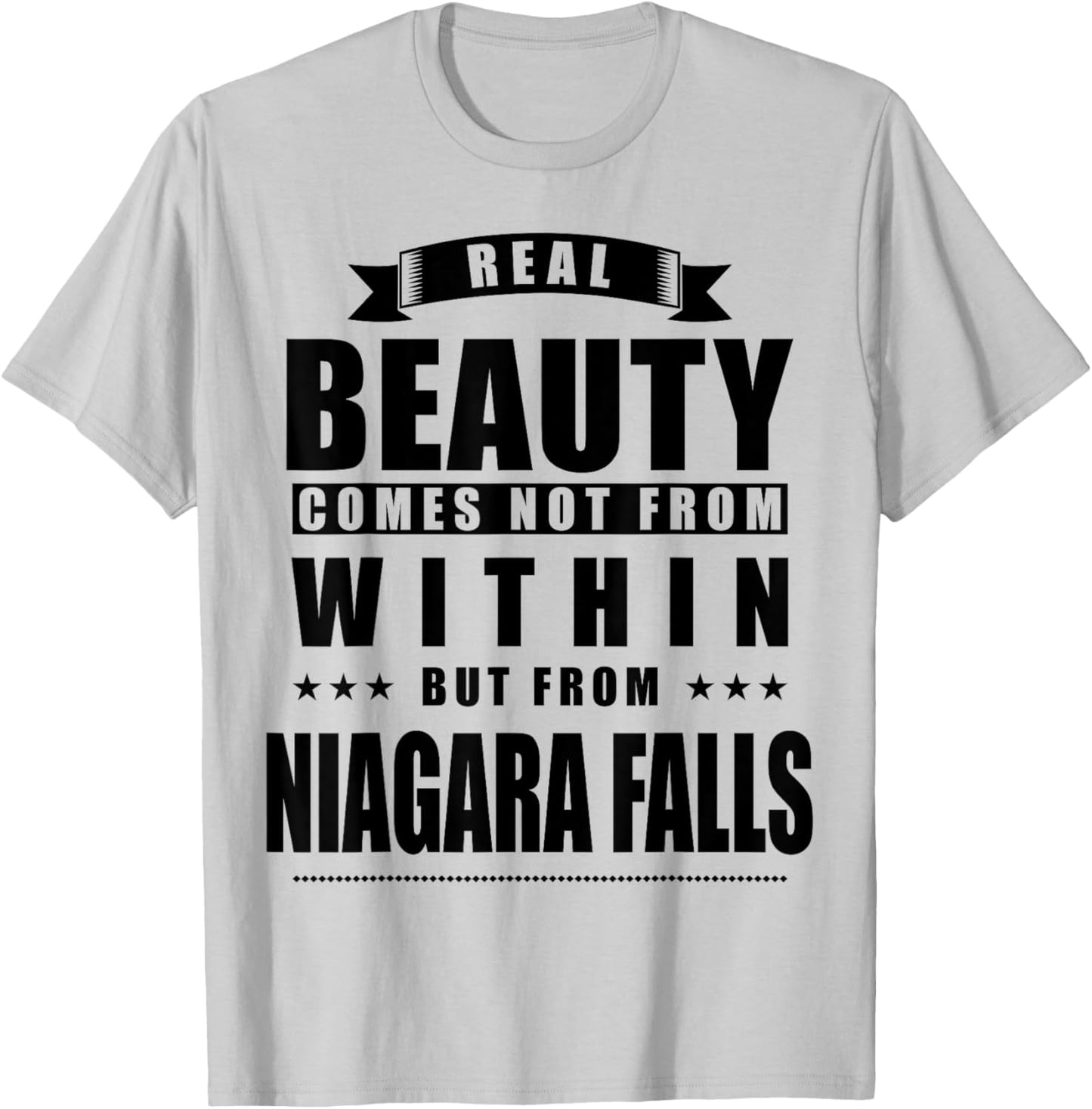 Niagara Falls - Funny Personalized City Gift T-Shirt - T-Shirt | Ash