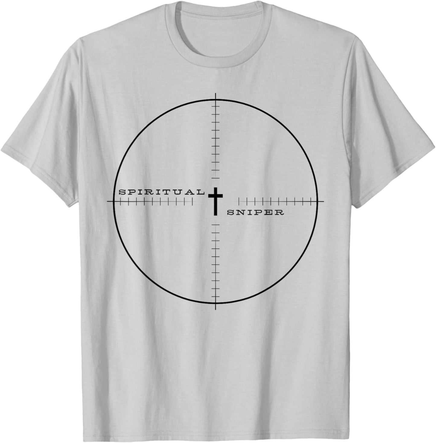 Spiritual Sniper T-Shirt - T-Shirt | Ash
