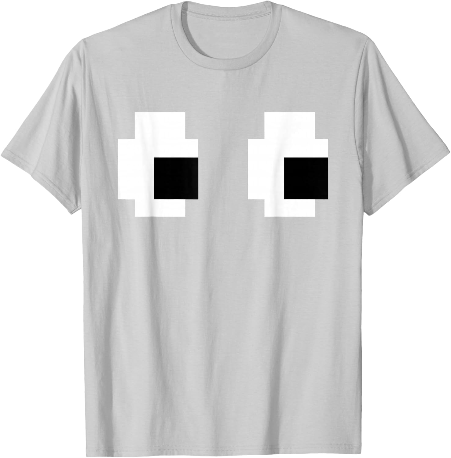 Retro Arcade Game Ghost 80s 8 bit Halloween Group Costume T-Shirt - T-Shirt | Ash