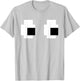 Retro Arcade Game Ghost 80s 8 bit Halloween Group Costume T-Shirt - T-Shirt | Ash