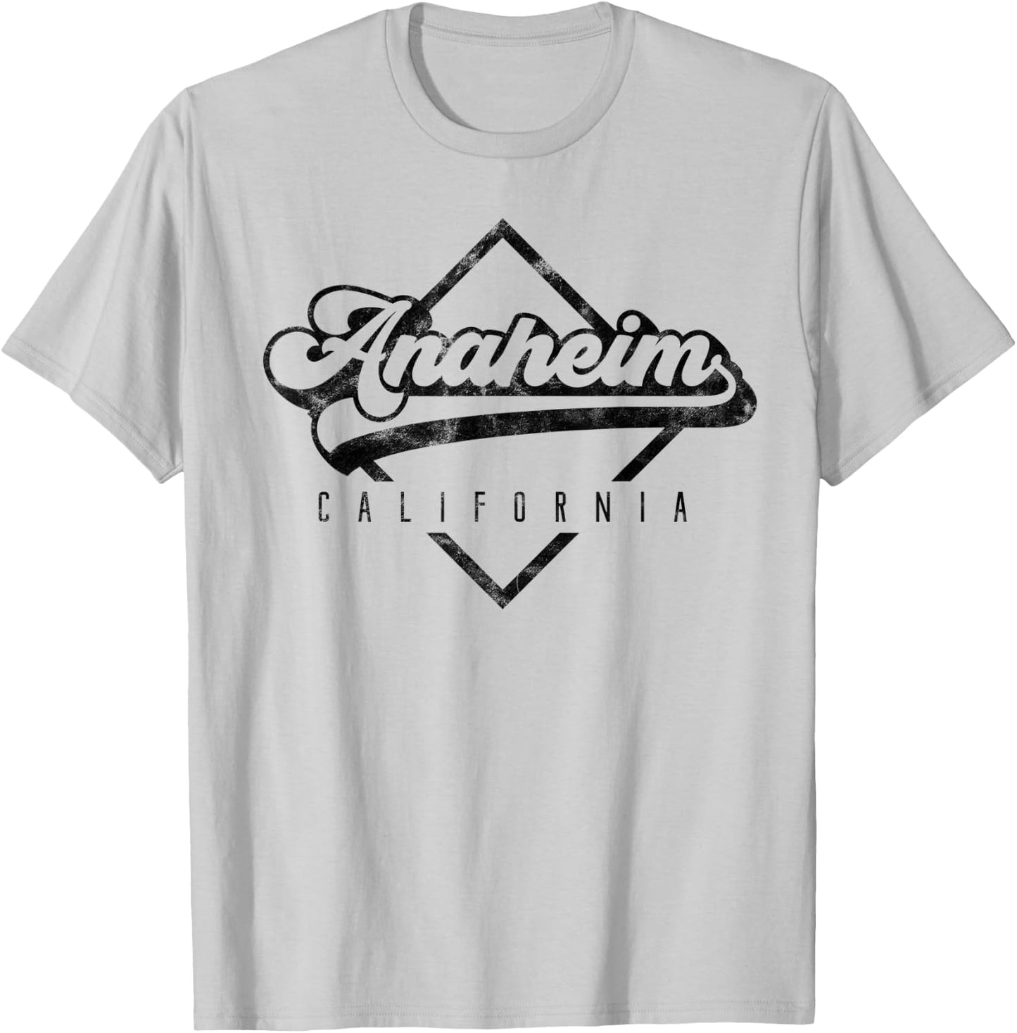 Vintage Anaheim California Shirt Distressed Retro 70s 80s T-Shirt - T-Shirt | Ash
