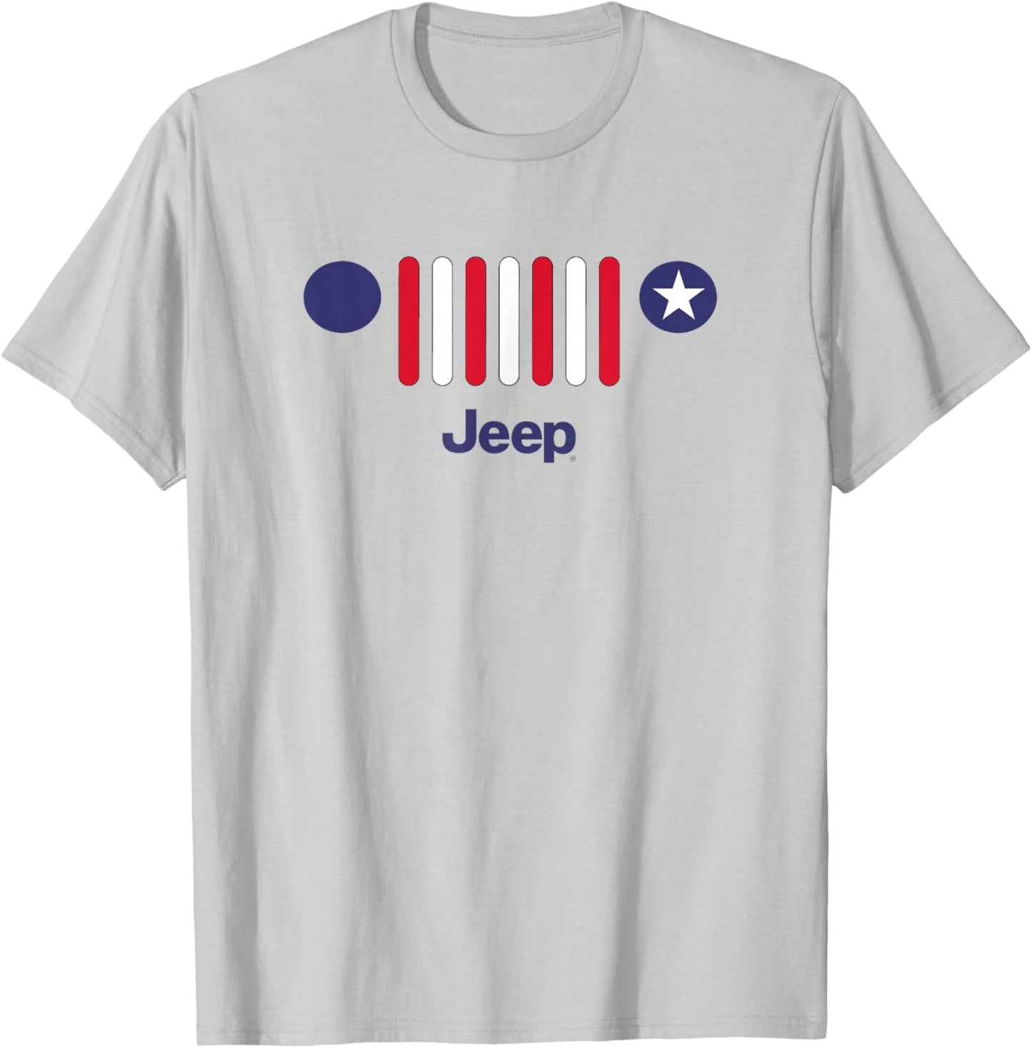 Jeep America 7-Slot Grille T-Shirt - T-Shirt | Ash