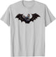 French Bulldog Bat Wings Spooky Frenchie Dog Halloween Bat Women Kids T-Shirt - T-Shirt | Ash