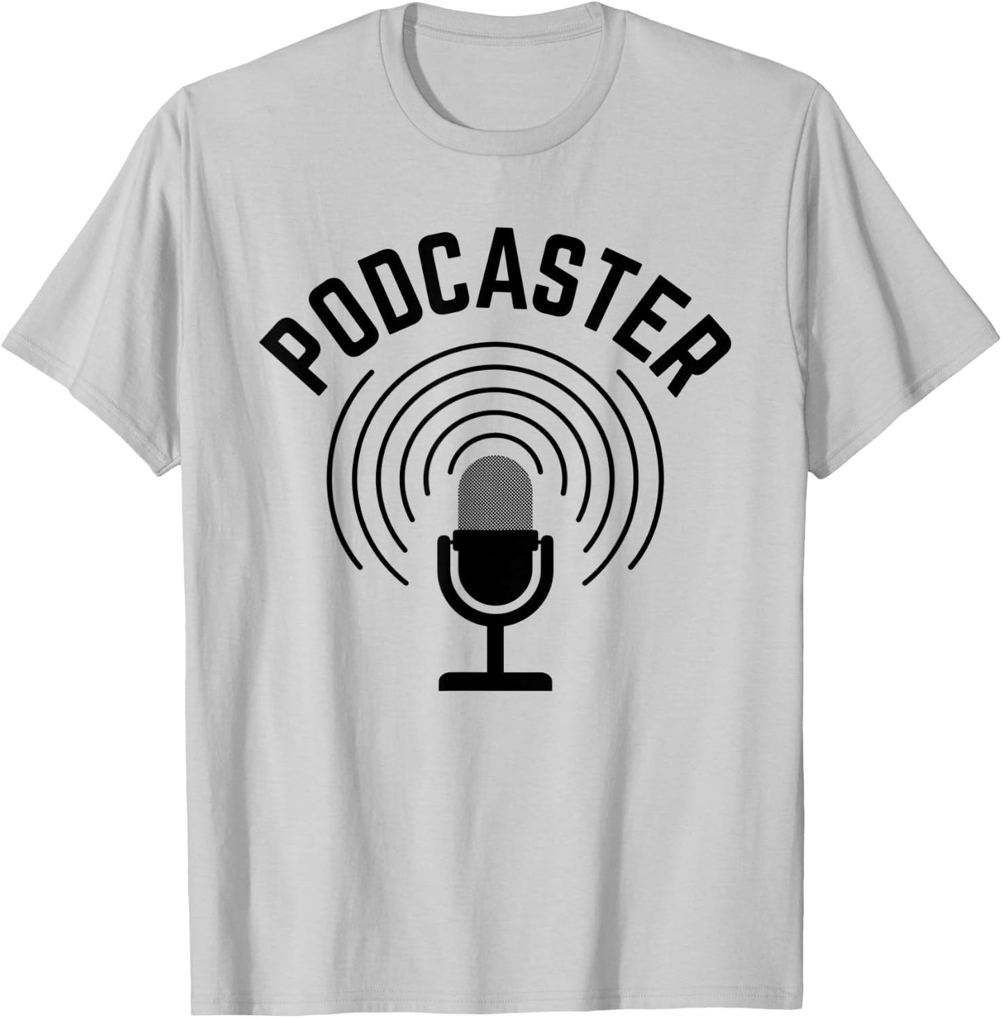 Podcaster T-Shirt - T-Shirt | Ash