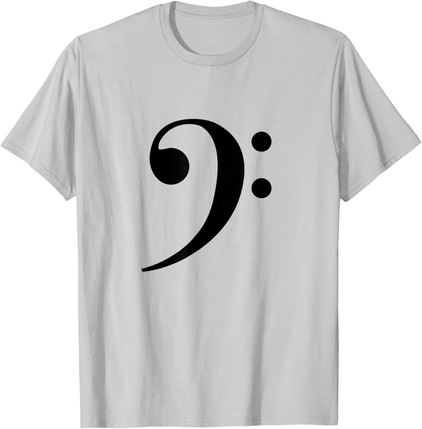 Bass Clef T-Shirt - T-Shirt | Ash