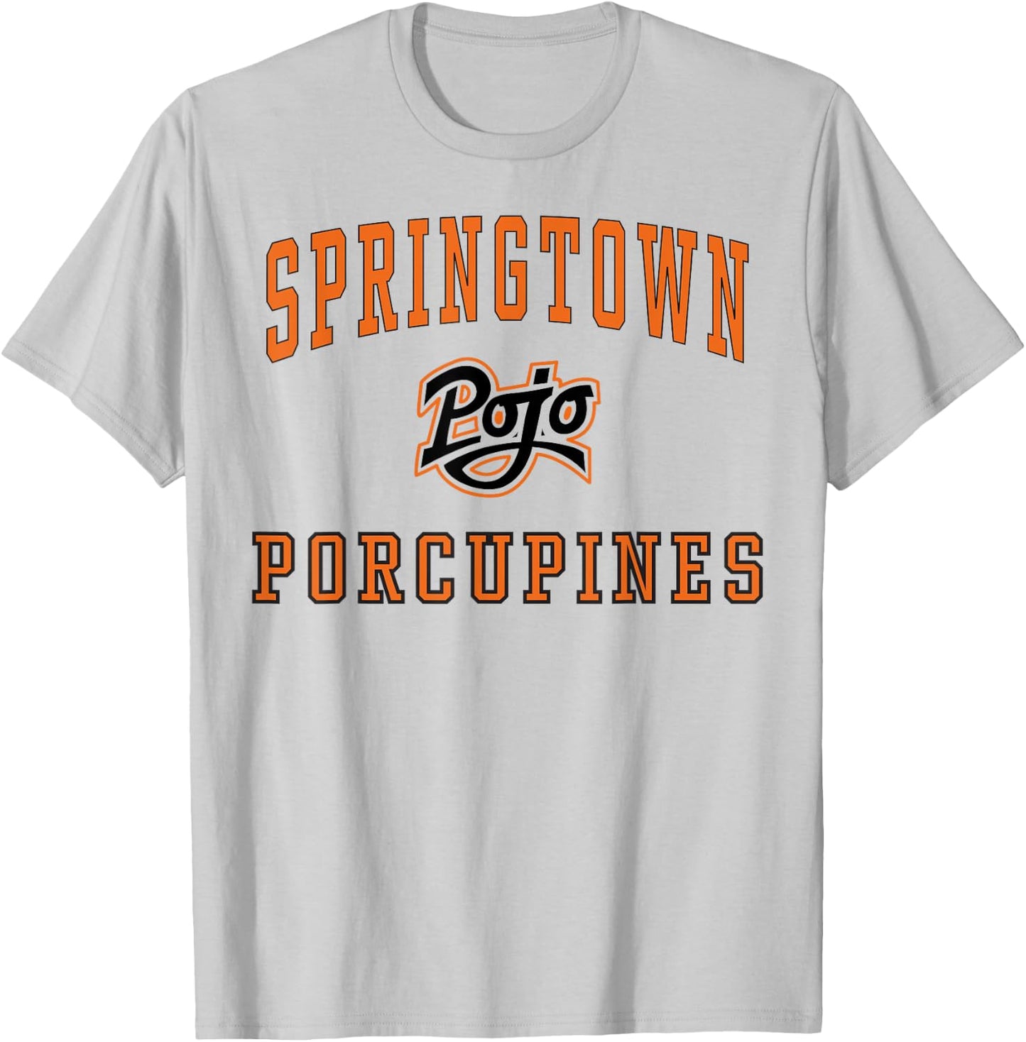 Springtown High School Porcupines C1 T-Shirt - T-Shirt | Ash