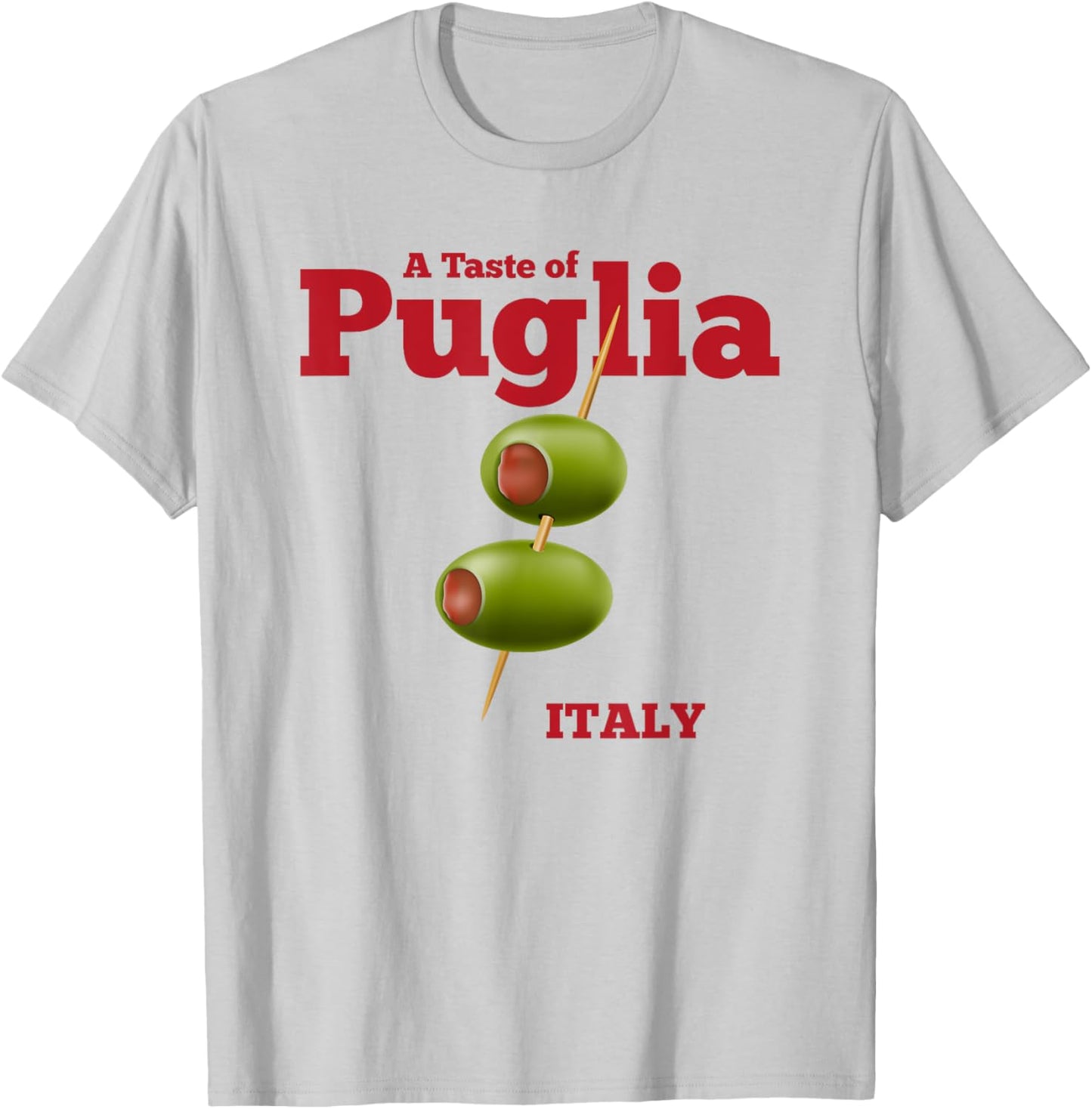 Puglia Olives T-Shirt - T-Shirt | Ash