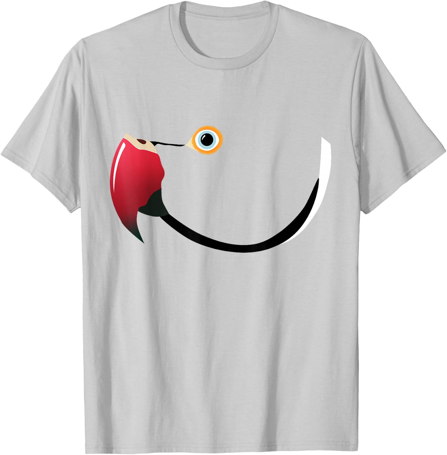 Indian Ringneck Parakeet - Blue T-Shirt - T-Shirt | Ash