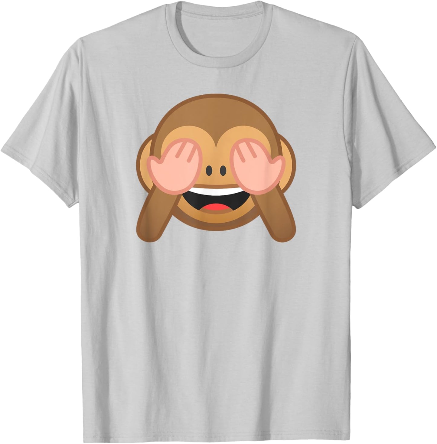 See No Evil Monkey See No Evil T-Shirt - T-Shirt | Ash