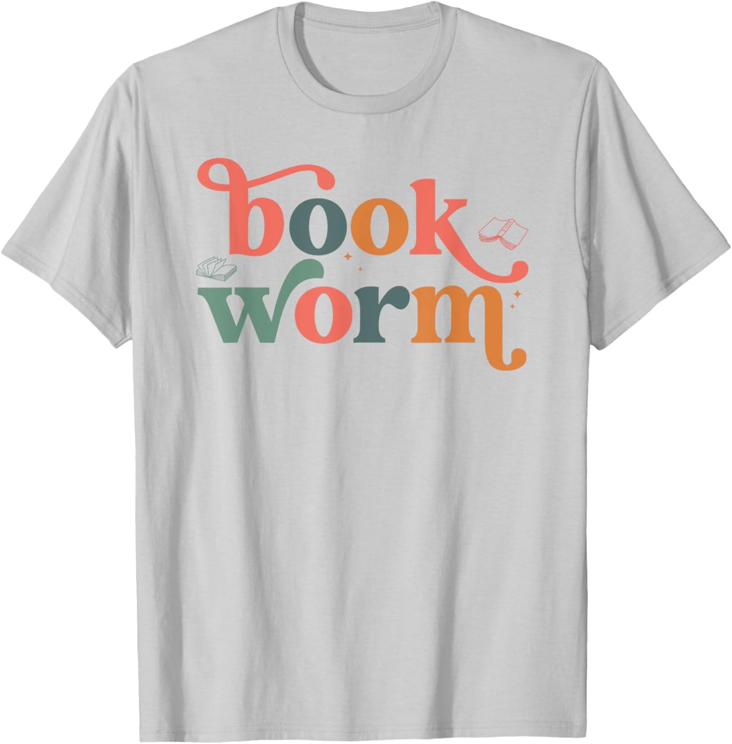 Book Worm Reading Women Book Lovers T-Shirt - T-Shirt | Ash