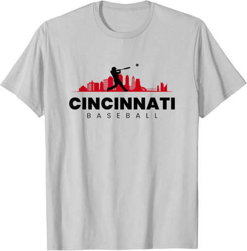 Cincinnati Baseball Vintage Minimalist Retro Baseball Lover