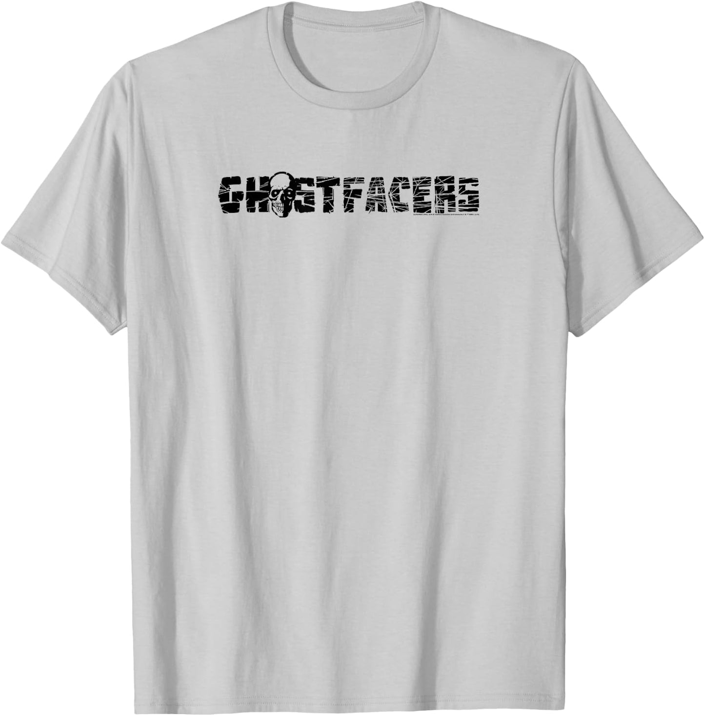 Supernatural Ghostfacers Logo T-Shirt - T-Shirt | Ash