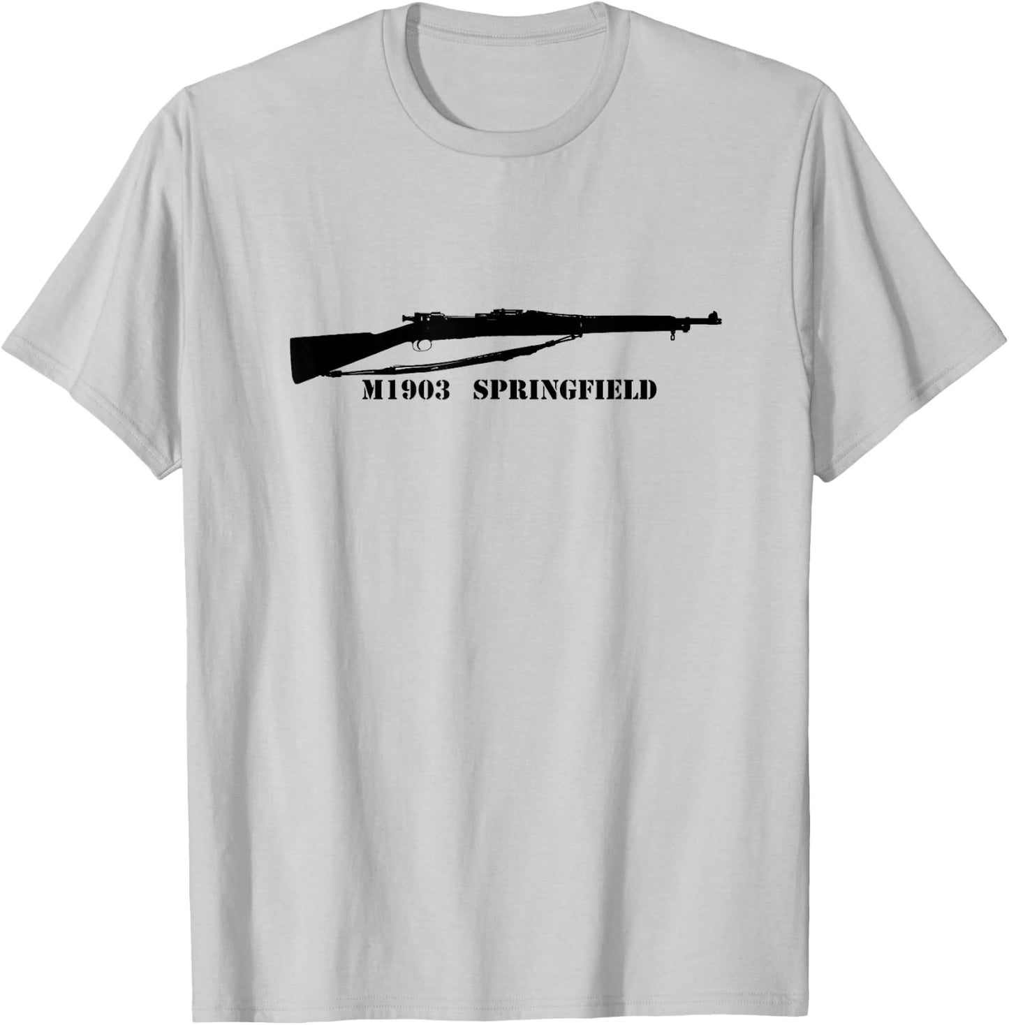 Springfield 1903 Shirt 1903A3 WW1 WWI WWII WW2 Sniper 30-06 T-Shirt - T-Shirt | Ash