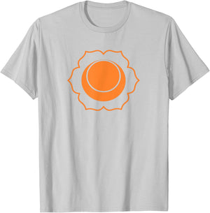 2nd Chakra, Svadhisthana, Center of Creativity & Fun T-Shirt - T-Shirt | Ash