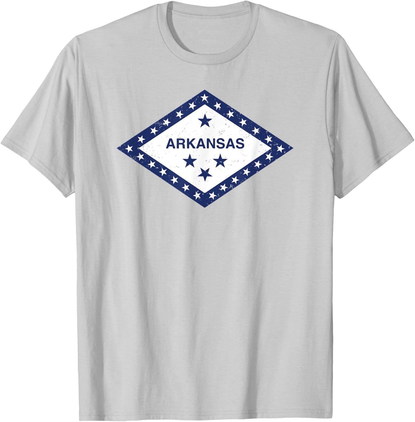 Arkansas Flag Shirt T-Shirt - T-Shirt | Ash
