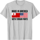 Made in America with Tongan Parts Tongan American T-Shirt - T-Shirt | Ash