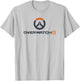 Overwatch 2 Center Icon Logo T-Shirt - T-Shirt | Ash