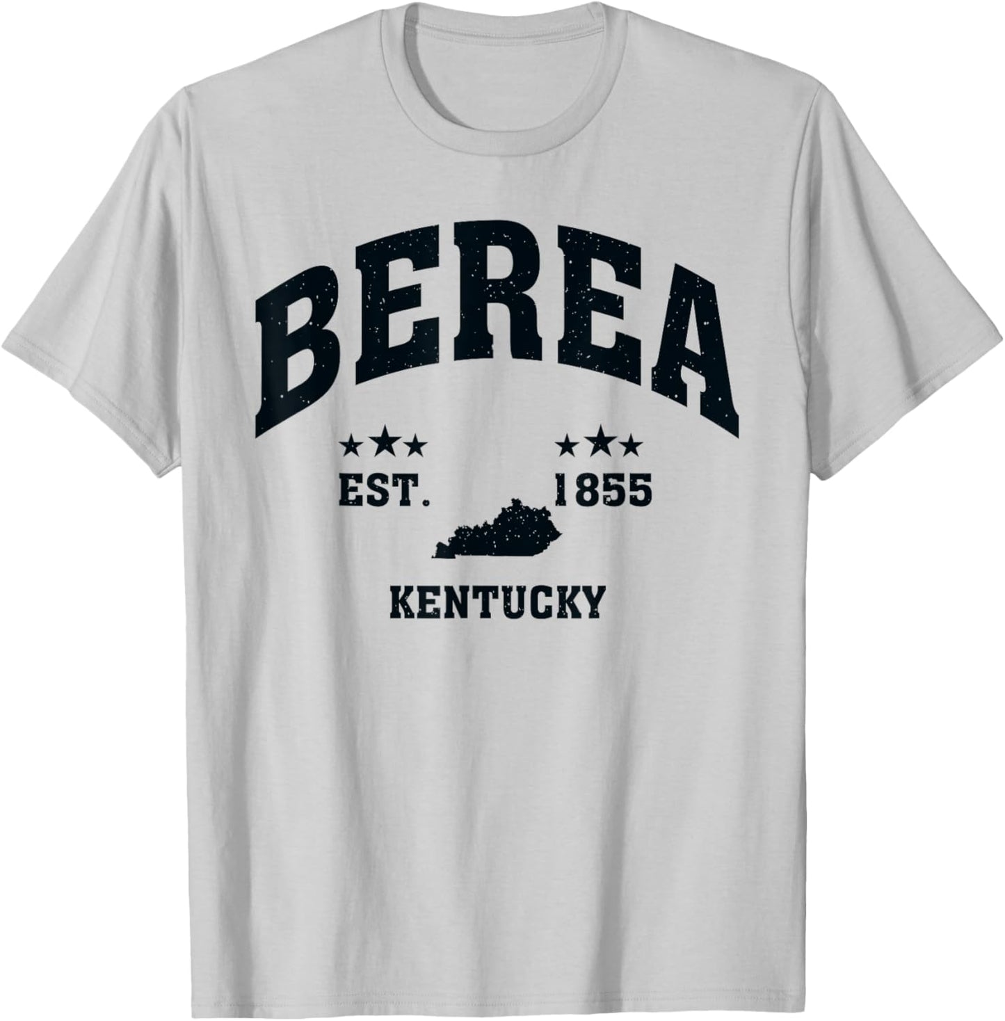 Vintage Berea Kentucky KY Throwback Athletic Sport T-Shirt - T-Shirt | Ash
