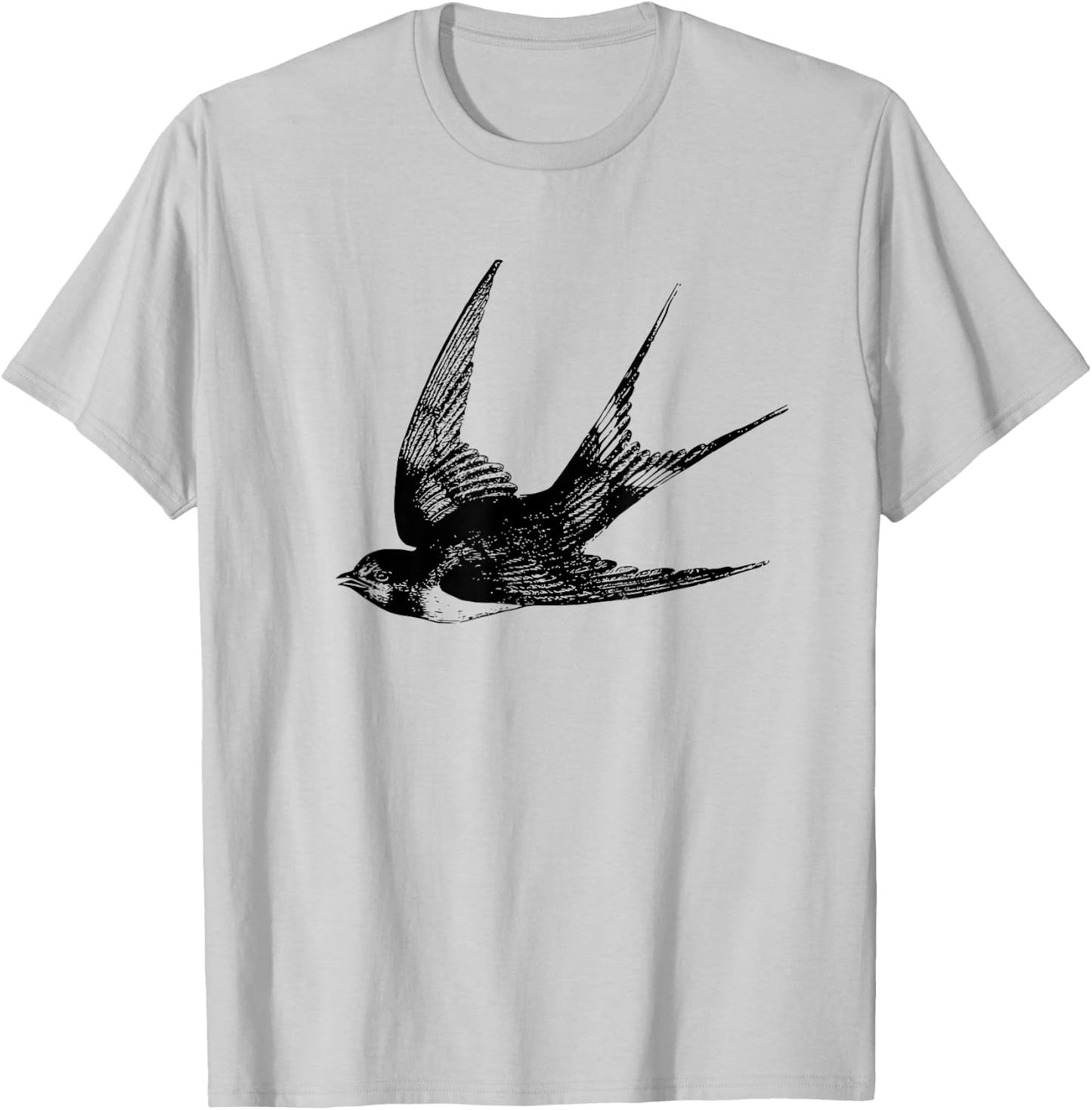 Swallow Bird Birding Animal Lover Gift T-Shirt - T-Shirt | Ash