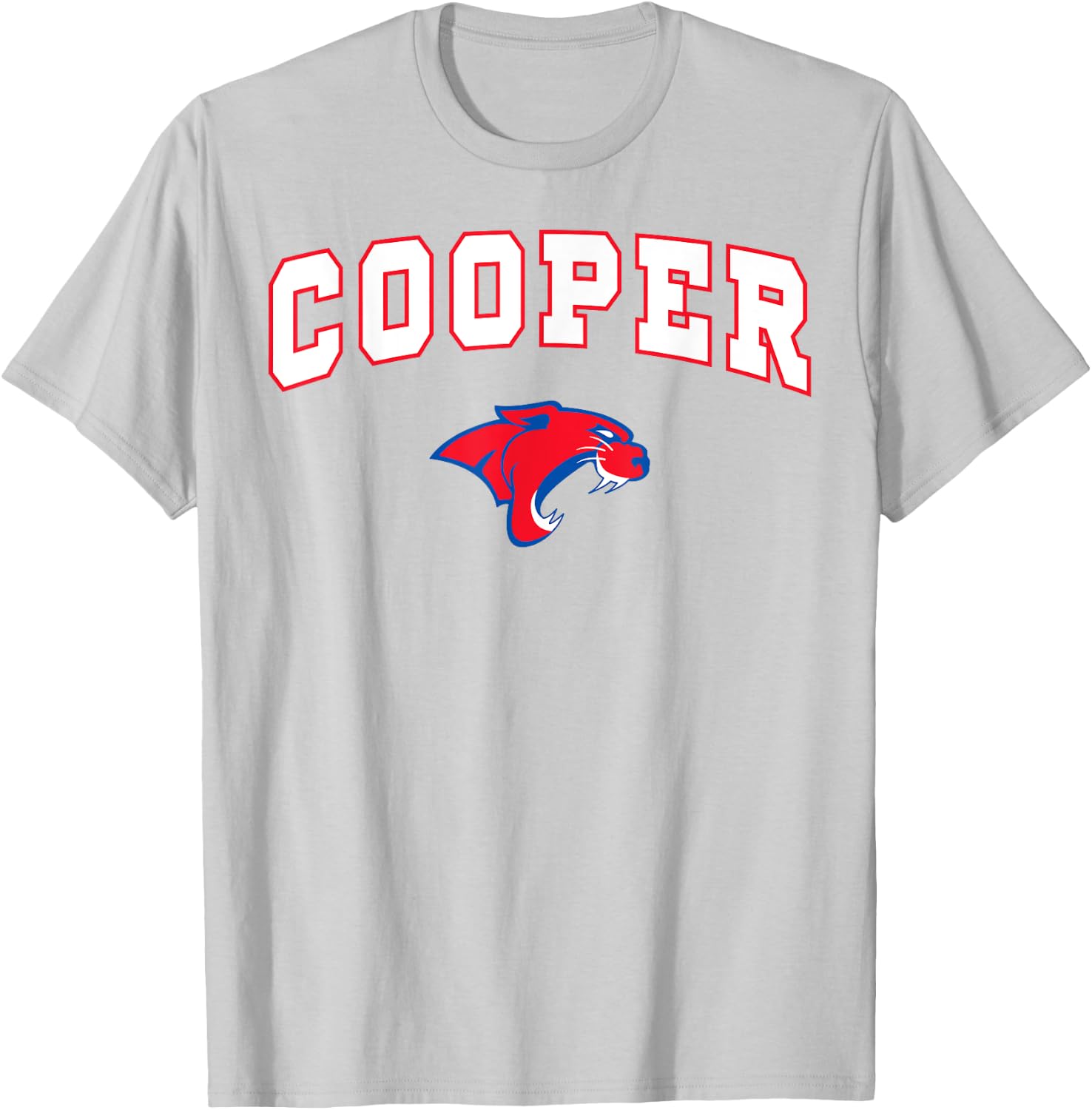 Cooper High School Cougars C2 T-Shirt - T-Shirt | Ash