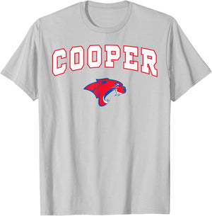 Cooper High School Cougars C2 T-Shirt - T-Shirt | Ash