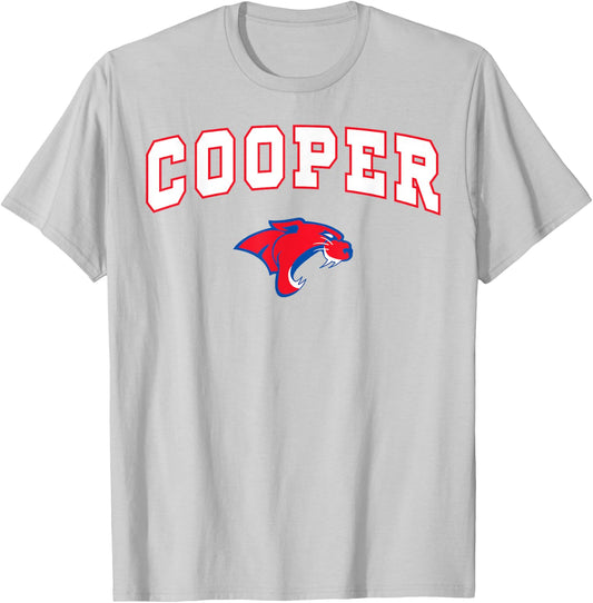 Cooper High School Cougars C2 T-Shirt - T-Shirt | Ash