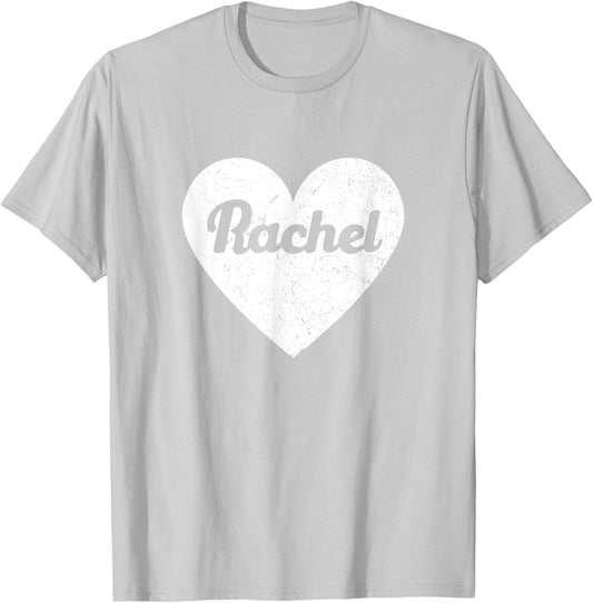 I Heart Rachel Favorite First Name Heart Love Rachel T-Shirt - T-Shirt | Ash