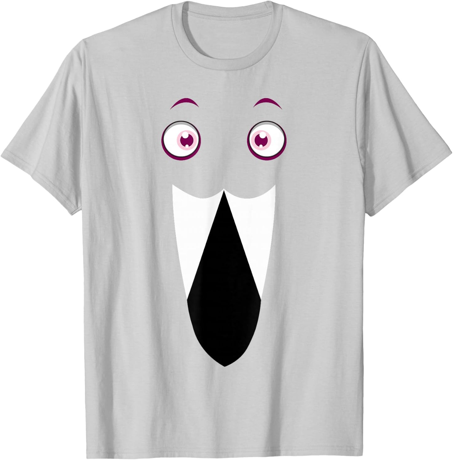 Cute Flamingo Face Awesome Pink Halloween Flamingo Costume T-Shirt - T-Shirt | Ash