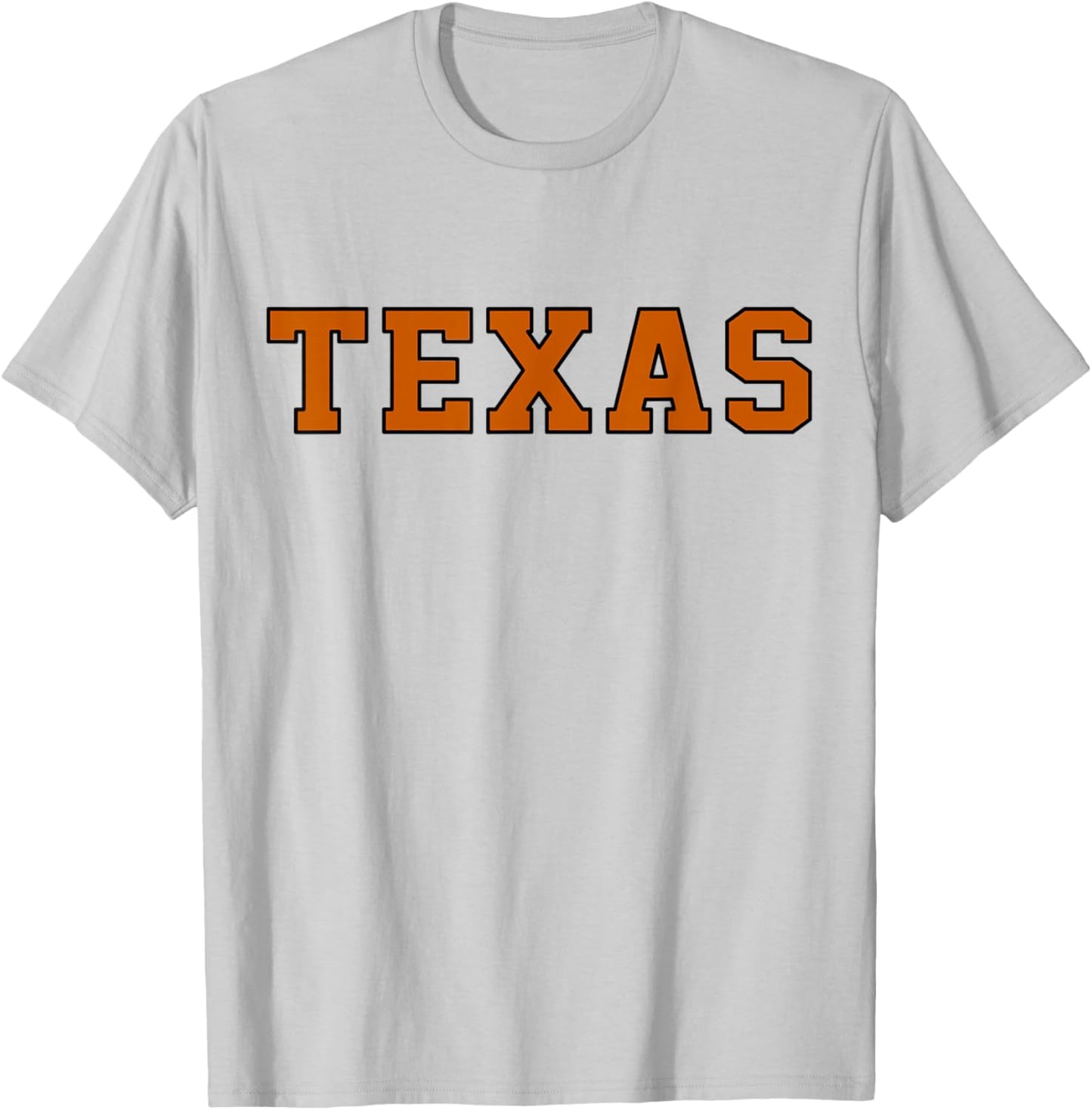 Vintage Texas Men Texas Women Retro Orange Gift T-Shirt - T-Shirt | Ash