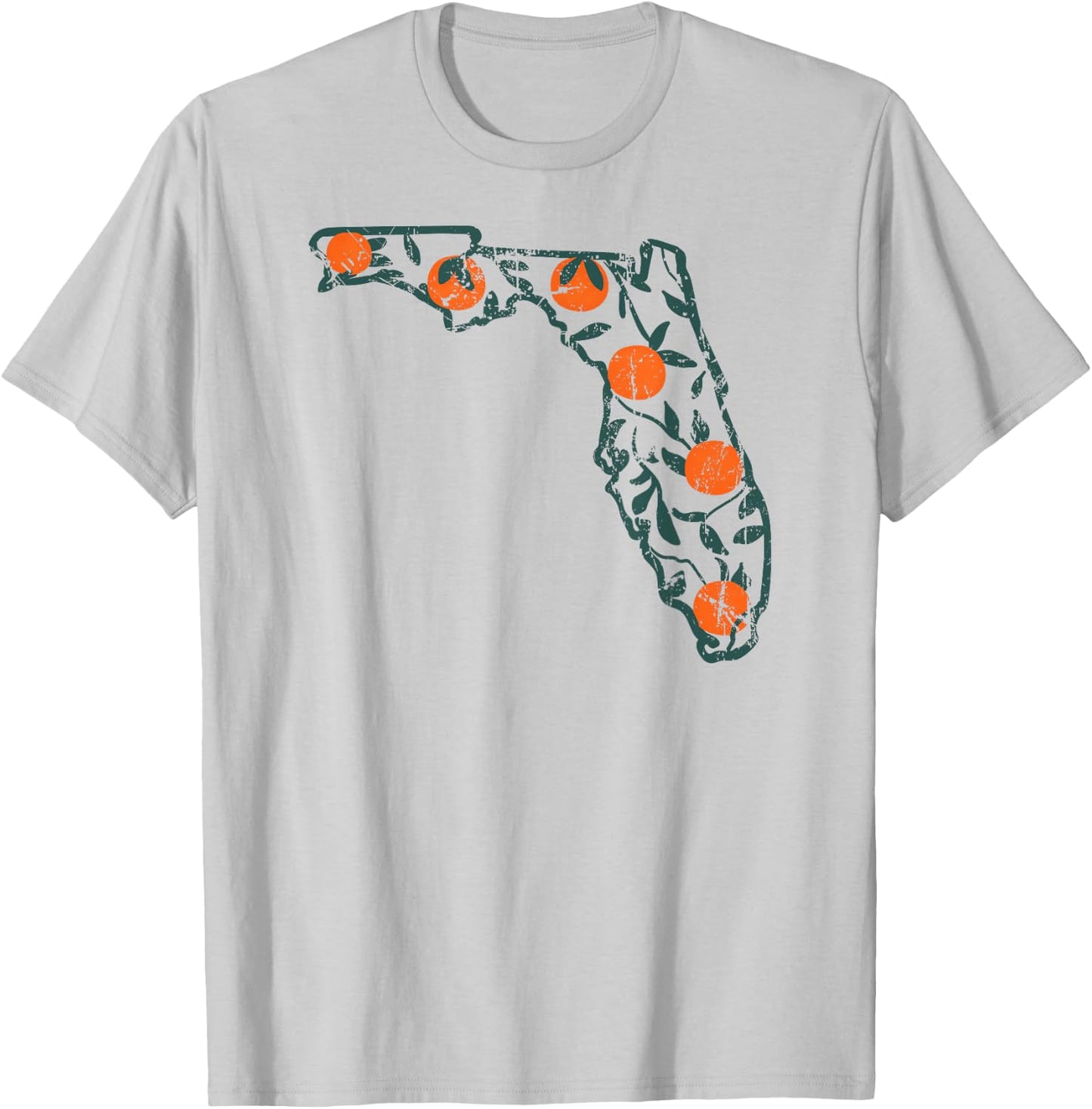 Vintage Florida Oranges T-Shirt - T-Shirt | Ash