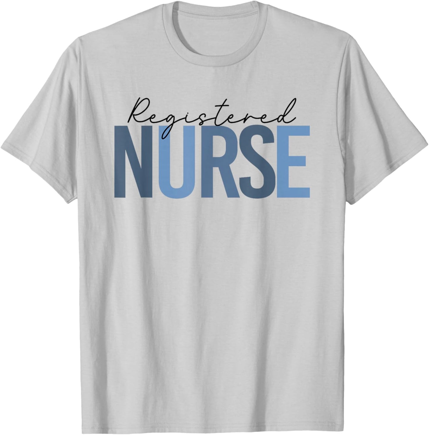 Women Registered Nurse - RN Nursing Nurse Day & Nurse Week T-Shirt - T-Shirt | Ash
