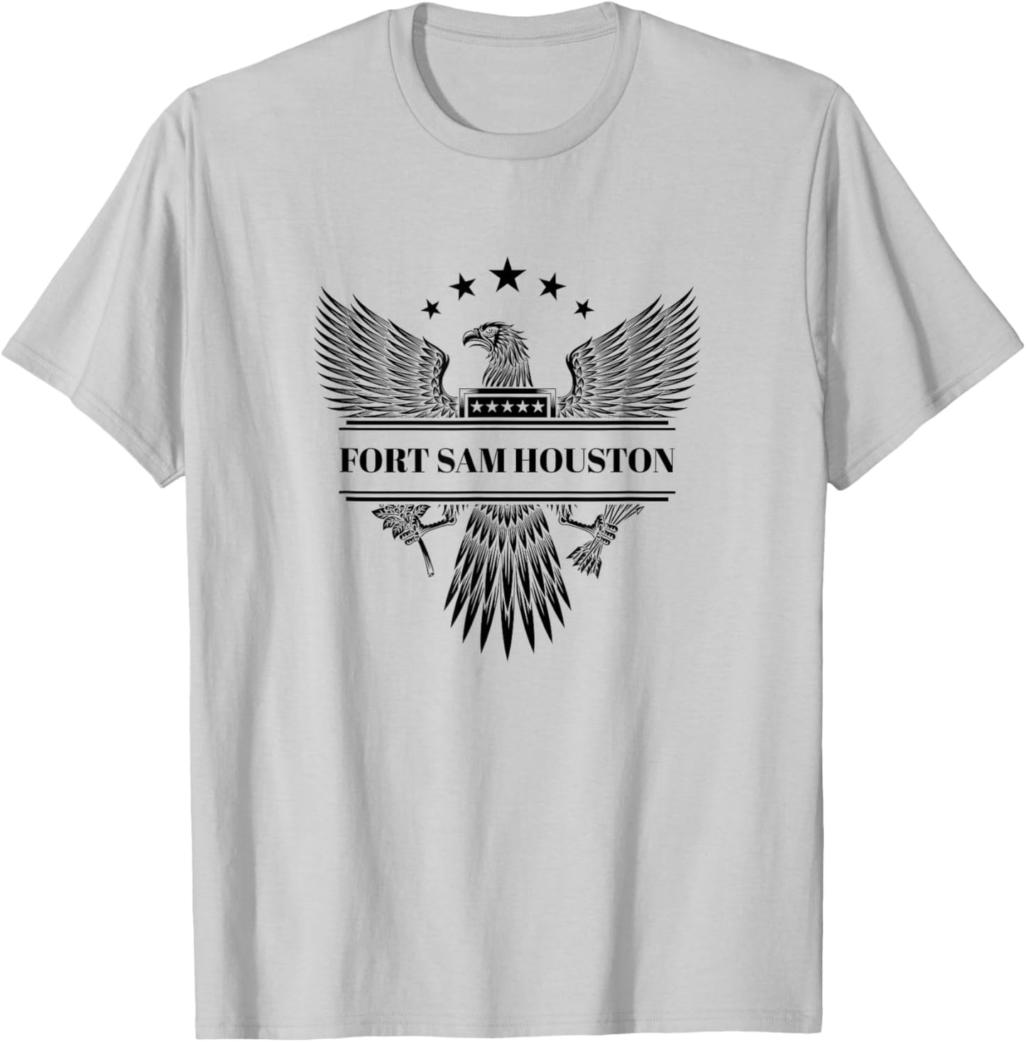 Fort Sam Houston Military Base T-Shirt - T-Shirt | Ash