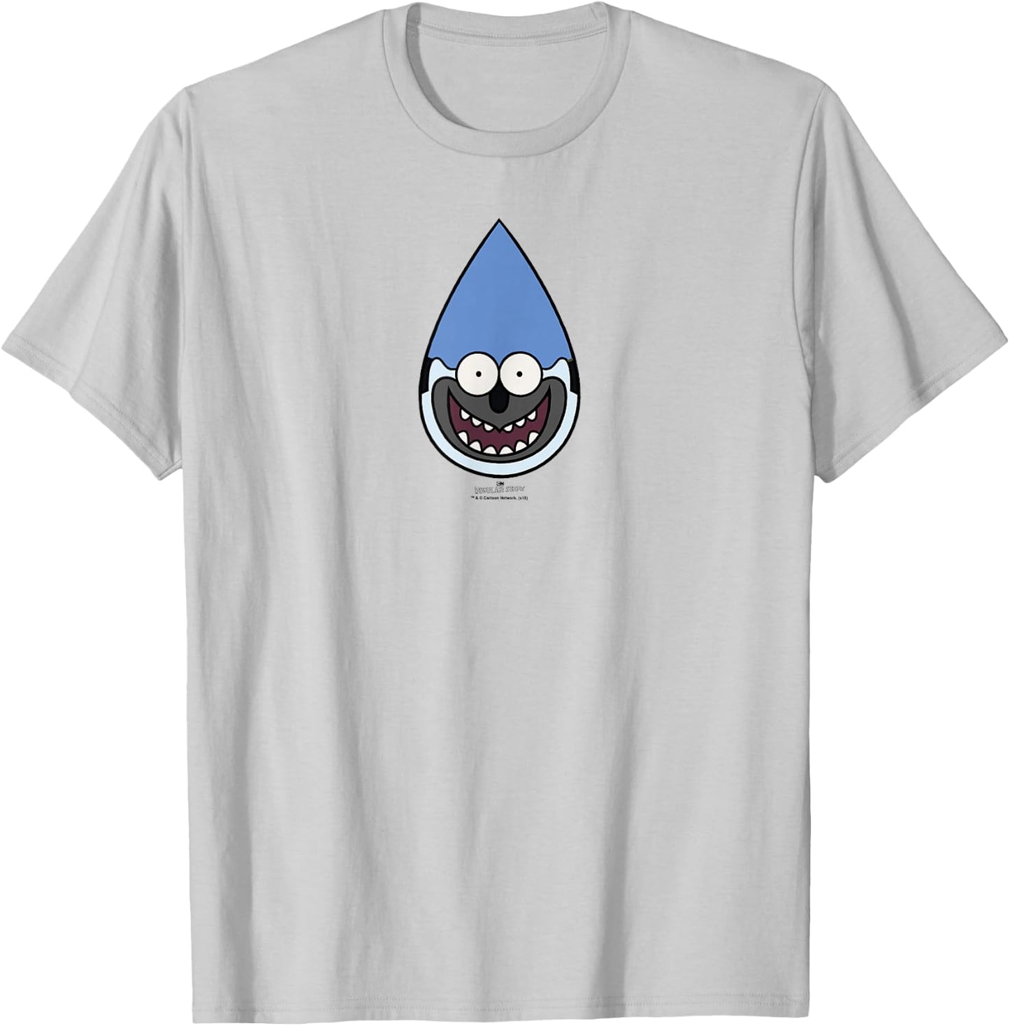 Regular Show Mordecai T-Shirt - T-Shirt | Ash