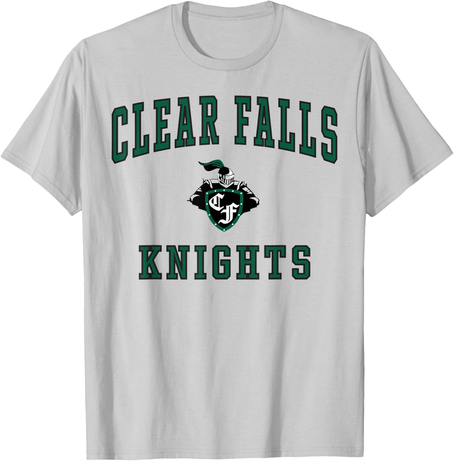 Clear Falls High School Knights C1 T-Shirt - T-Shirt | Ash
