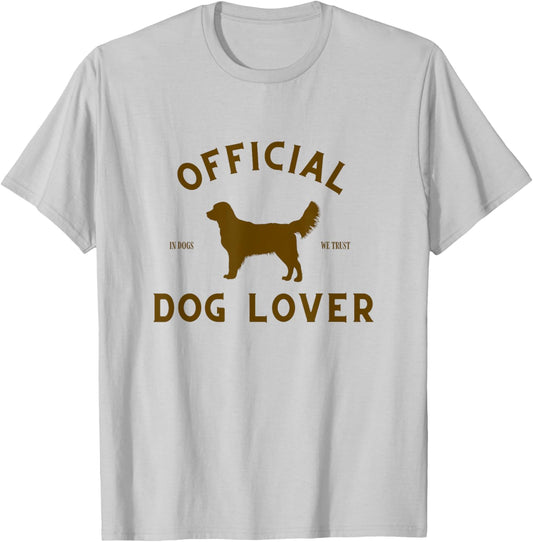 Official Dog Lover Women I Love My Dogs Gifts T-Shirt - T-Shirt | Ash
