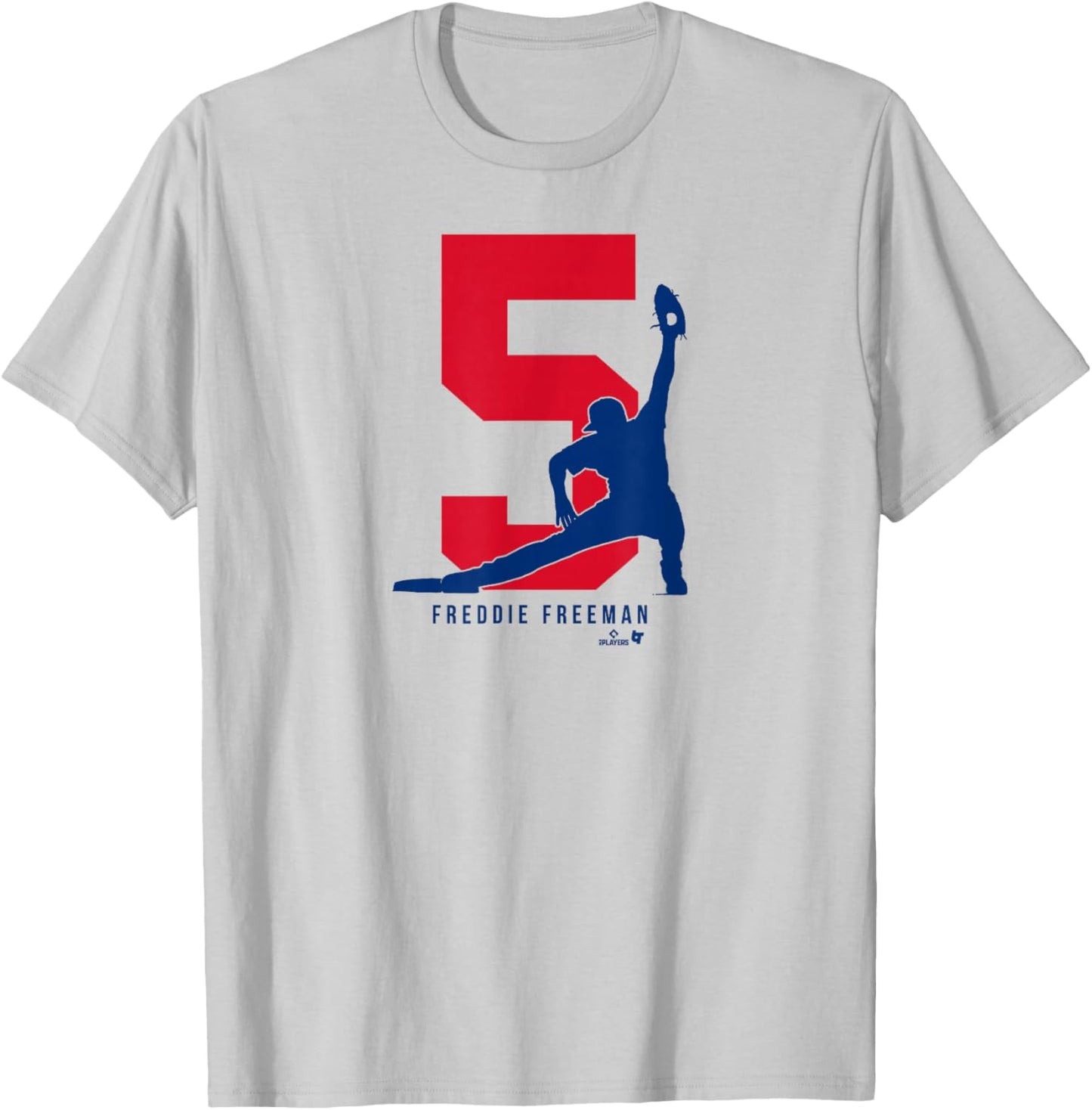 Freddie Freeman 5: Los Angeles - Los Angeles Baseball T-Shirt - T-Shirt | Ash