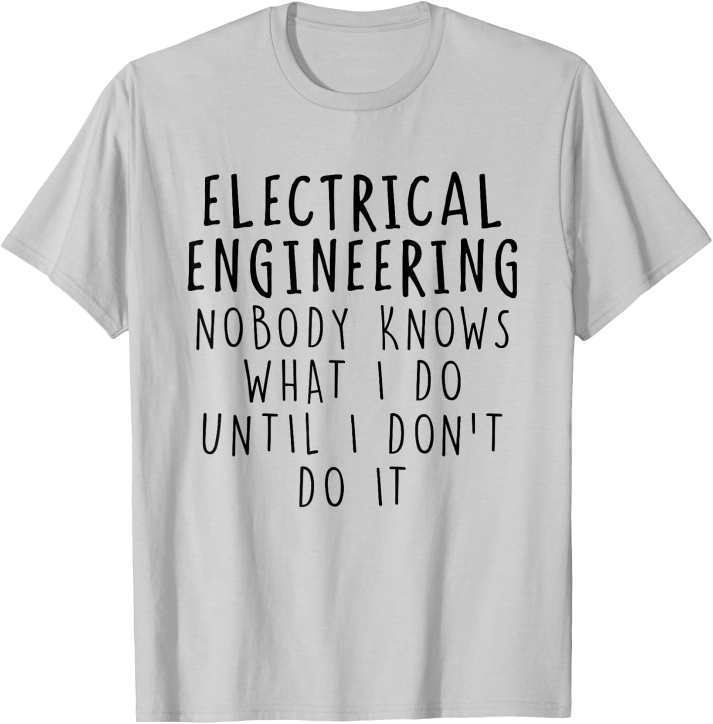 Funny Electrical Engineering Women's Electrical Engineer Modern Classic Casual White Small Graduation T-Shirt - T-Shirt | Ash