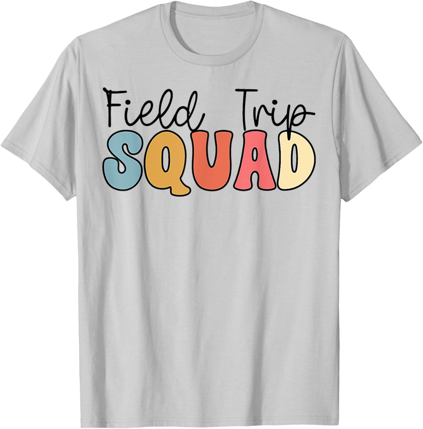 Field Trip squad leopard field day games kids kindergarten T-Shirt - T-Shirt | Ash