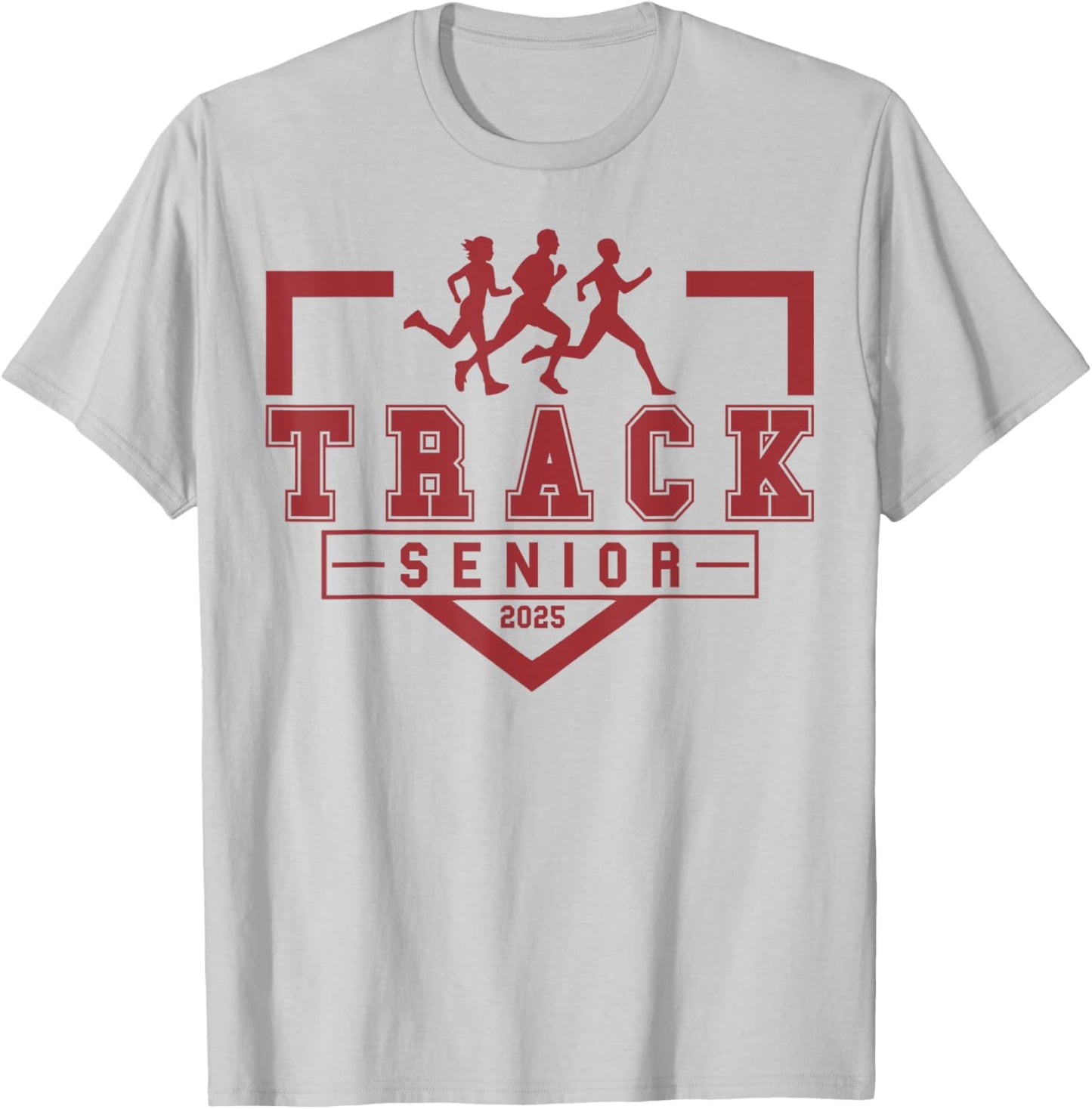 Track Senior Night Track Senior 2025 Graduation 36 T-Shirt - T-Shirt | Ash