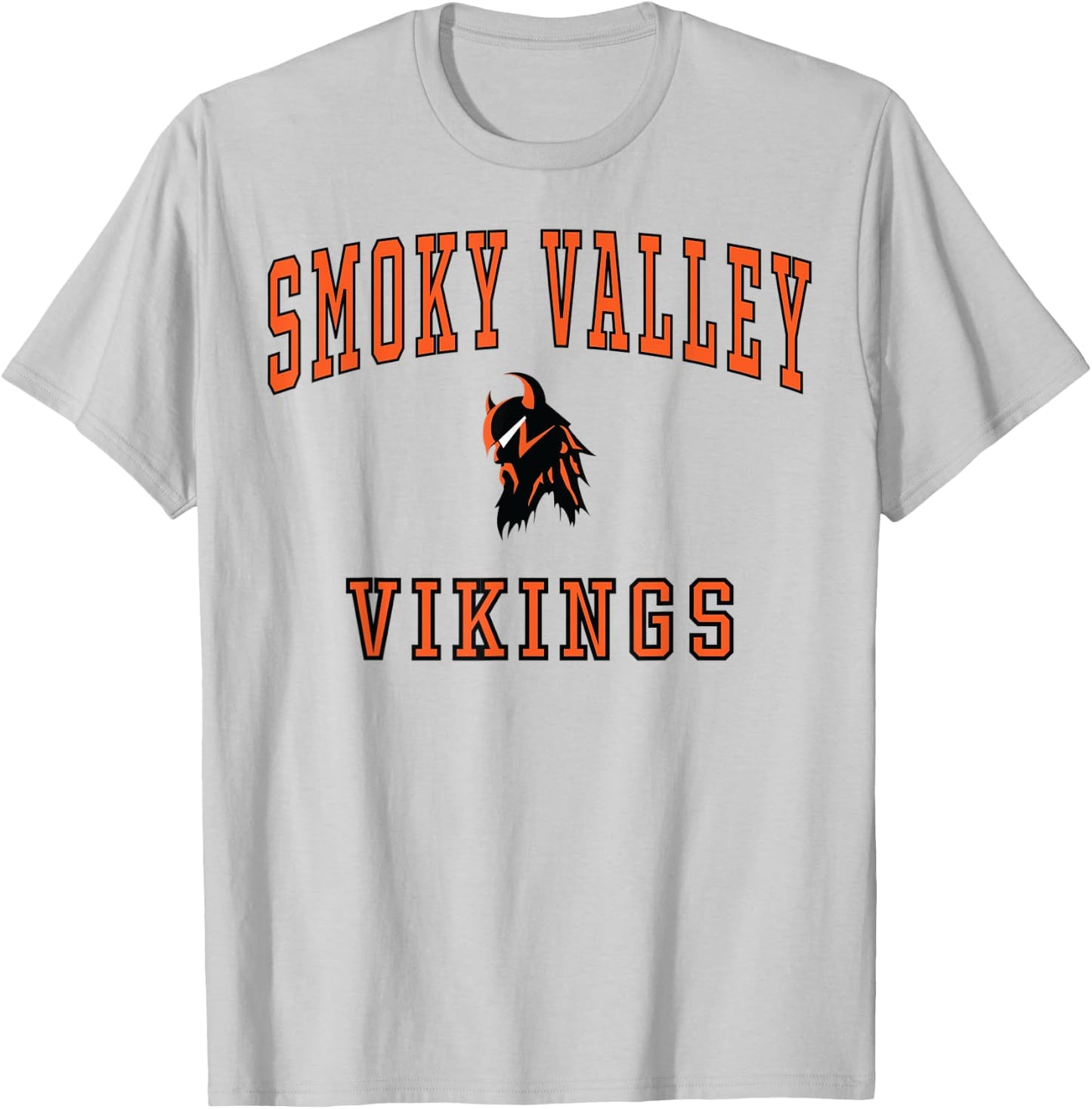 Smoky Valley High School Vikings C1 T-Shirt - T-Shirt | Ash