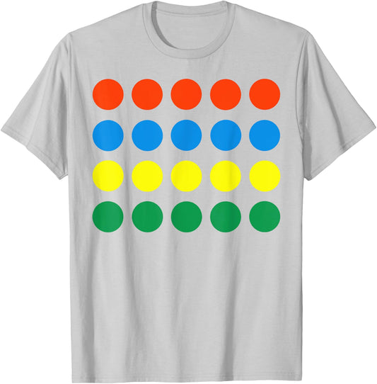 Funny Twister Game Halloween Party Office School Costume T-Shirt - T-Shirt | Ash