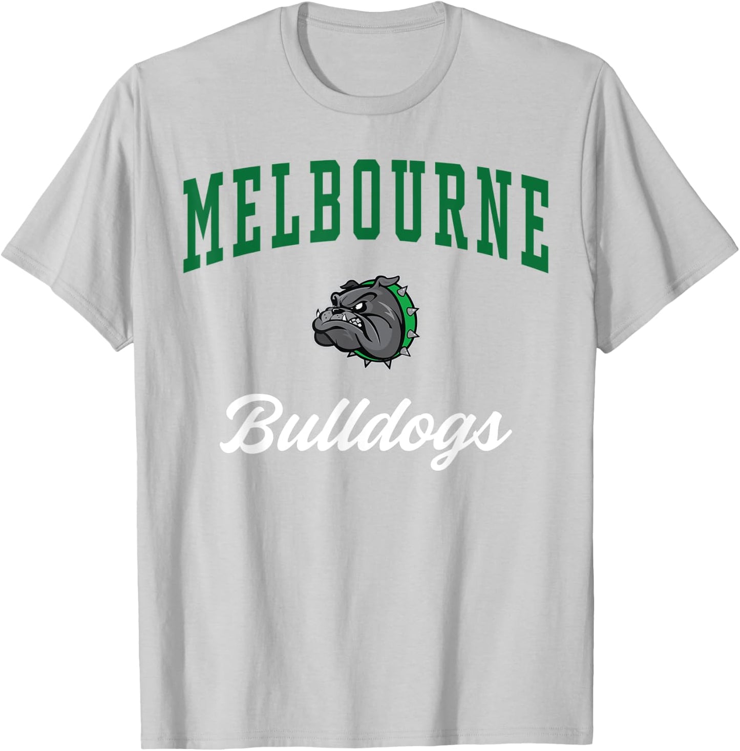 Melbourne High School Bulldogs T-Shirt - T-Shirt | Ash