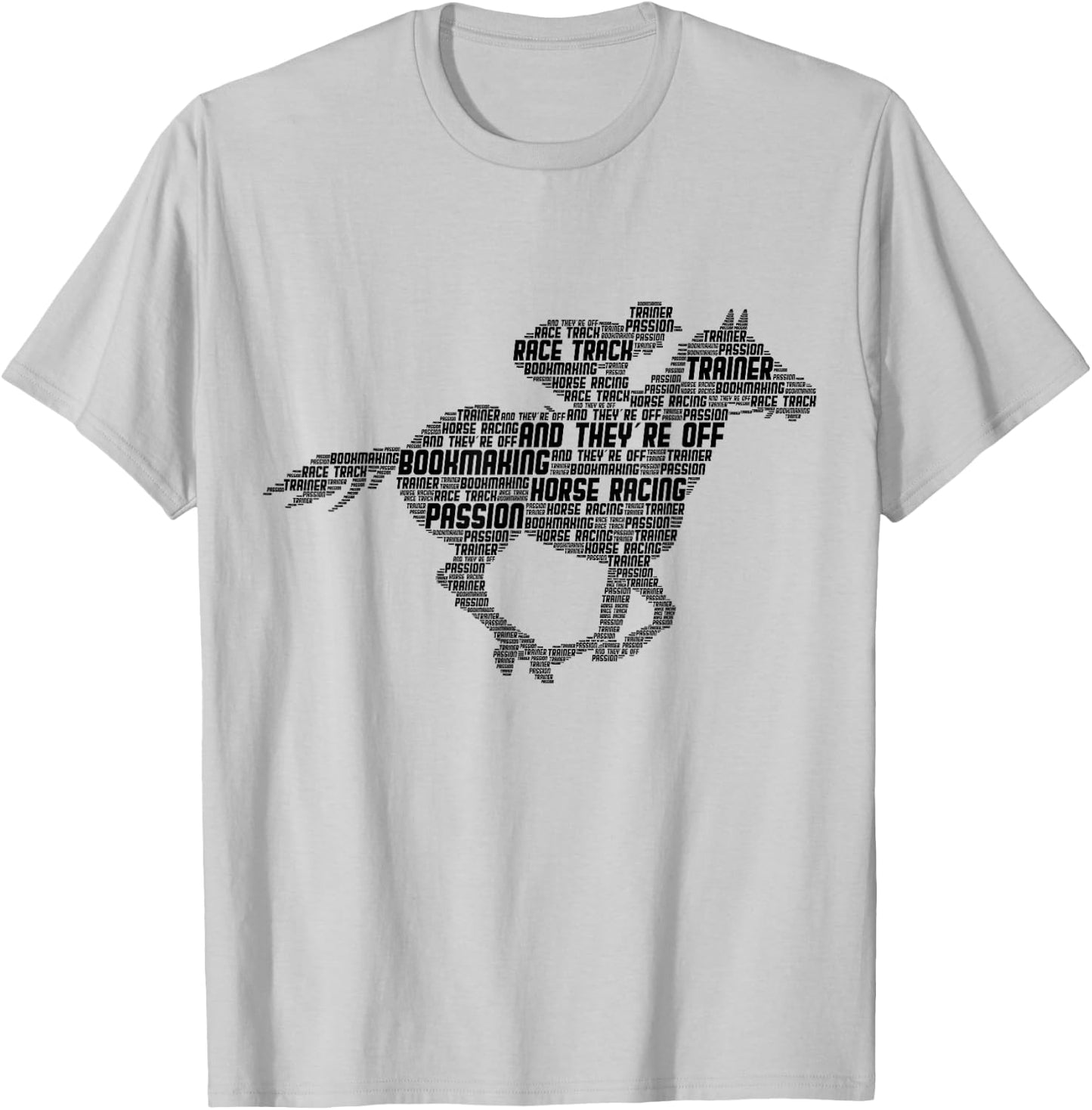 Horse Racing Jockey Derby Men T-Shirt - T-Shirt | Ash