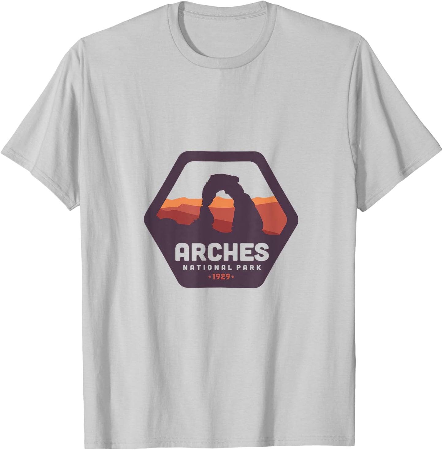 Arches National Park T-Shirt - T-Shirt | Ash