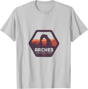 Arches National Park T-Shirt - T-Shirt | Ash