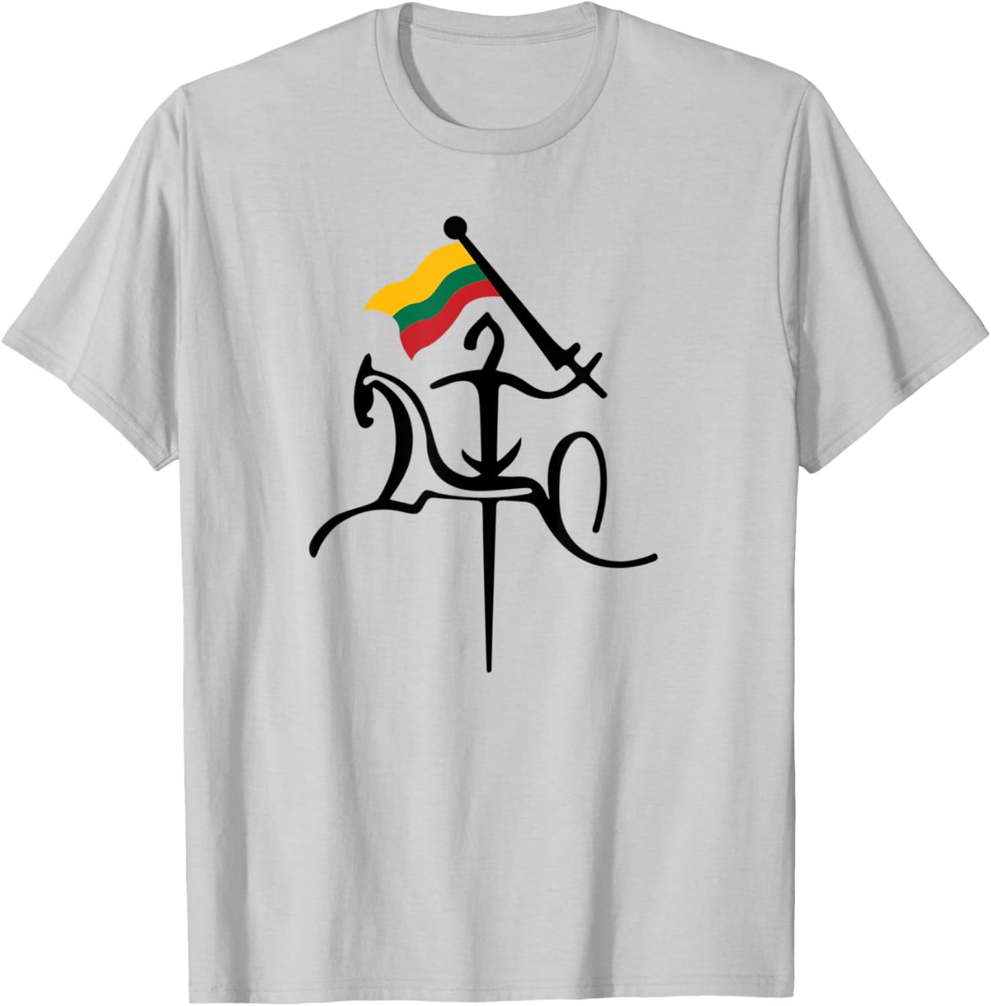 Vytis litauische Flagge – Litauen starke Bekleidung T-Shirt - T-Shirt | Ash