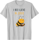 Gospel Kids Christian Faith Cute Bee: I Bee-lieve in Jesus T-Shirt - T-Shirt | Ash