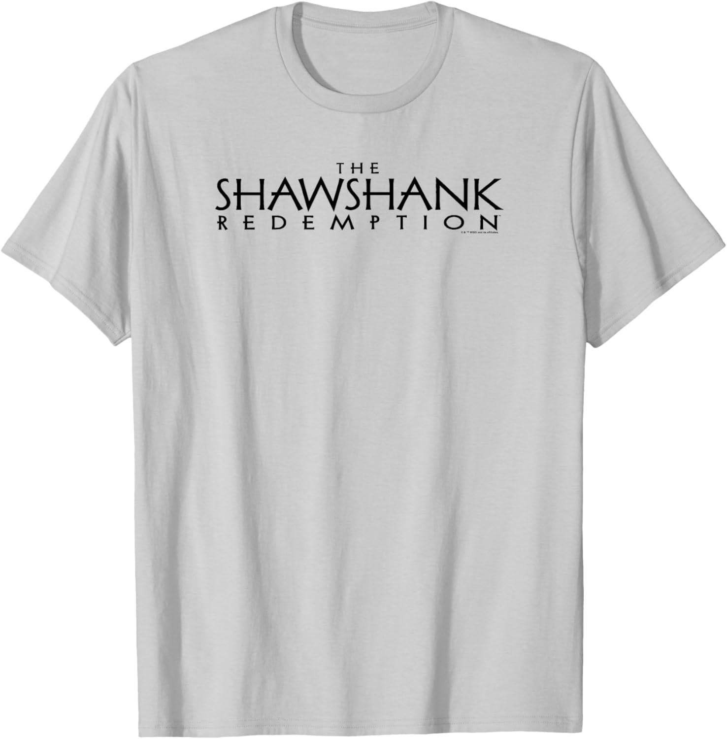 WB100 The Shawshank Redemption Vintage Movie Logo T-Shirt - T-Shirt | Ash